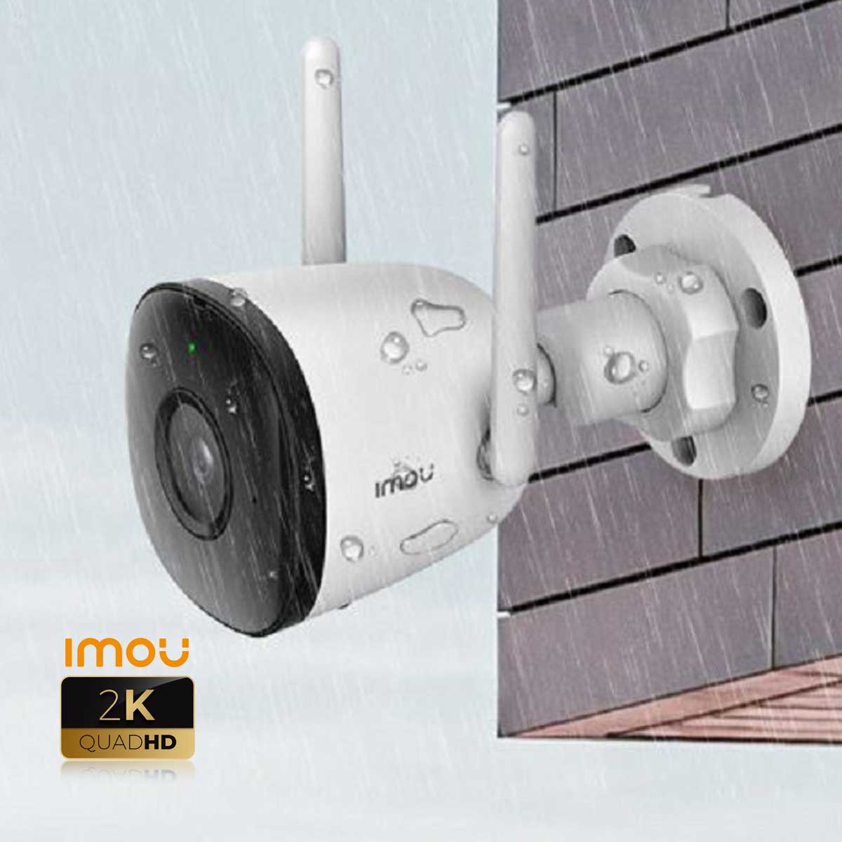 Camera IP Wifi ngoài trời IMOU IPC-F42P 4.0MP 2K, cảnh báo chuyển động, tính năng Wifi Hotspot - Hàng Chính Hãng