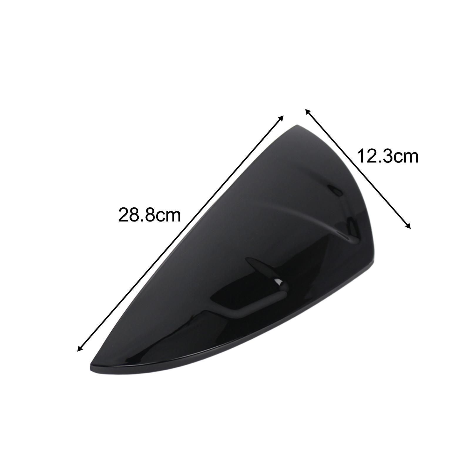 Rearview Mirror Caps Durable Gloss Black