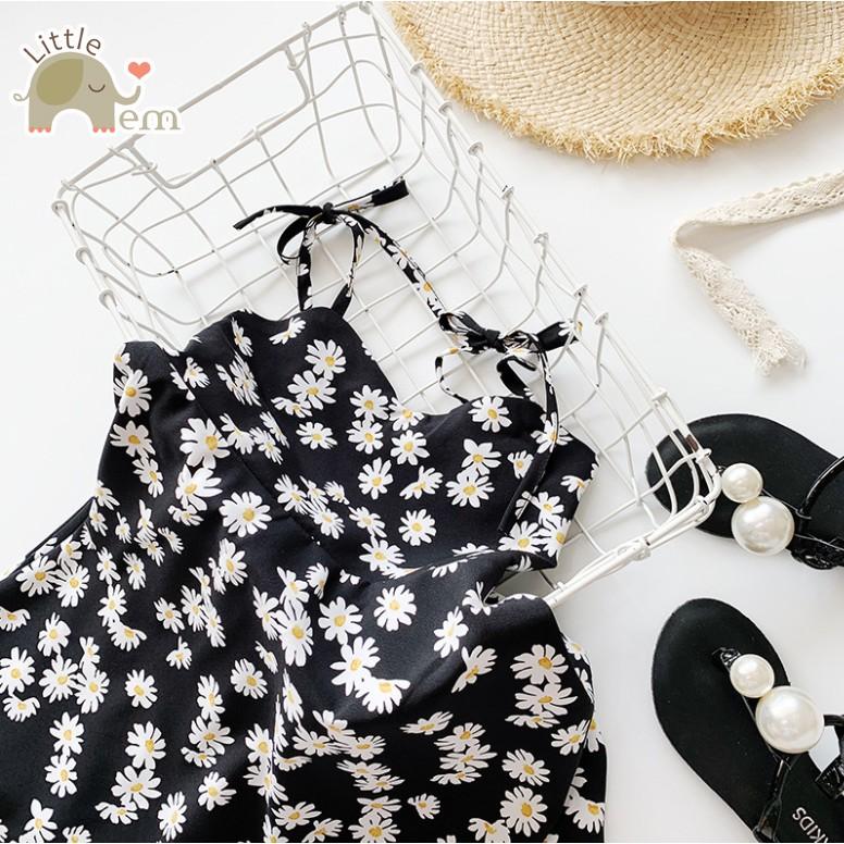Váy hai dây cho bé gái kiểu dáng Hàn Quốc _ Hoa Daisy