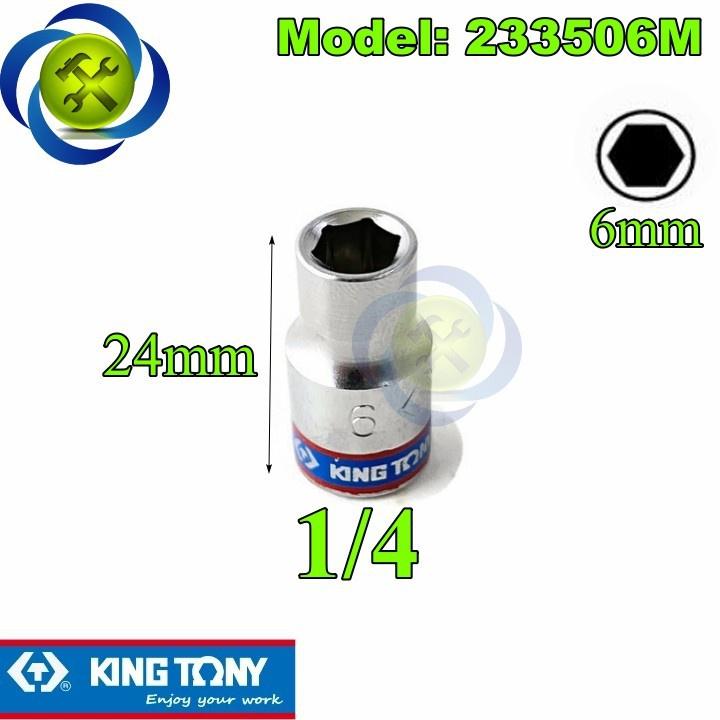 Tuýp 1/4 KINGTONY màu trắng size từ 4 - 14mm dài 24mm