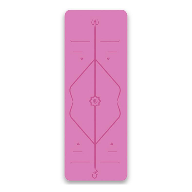 Combo Thảm Tập Yoga Định Tuyến YogaLink PU cao cấp + túi đựng thảm và dung dịch vệ sinh