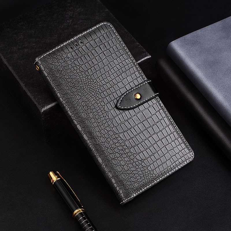 Bao da kiêm ví đựng thẻ Dành Cho Realme X vân cá sấu - Handtown - Hàng Chính Hãng