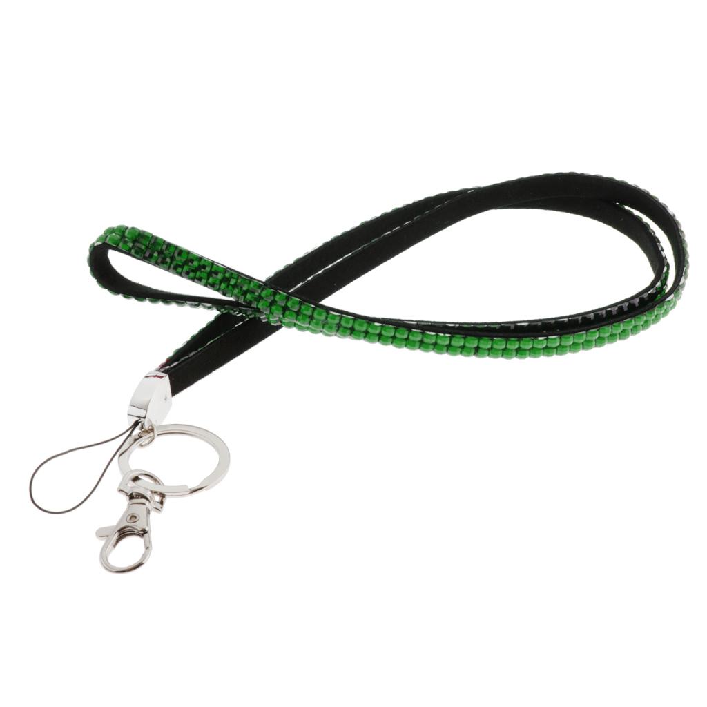 Dây đeo ID Badge Badge Chủ Dây đeo Dây đeo Cổ điện Thoại Lấp Lánh