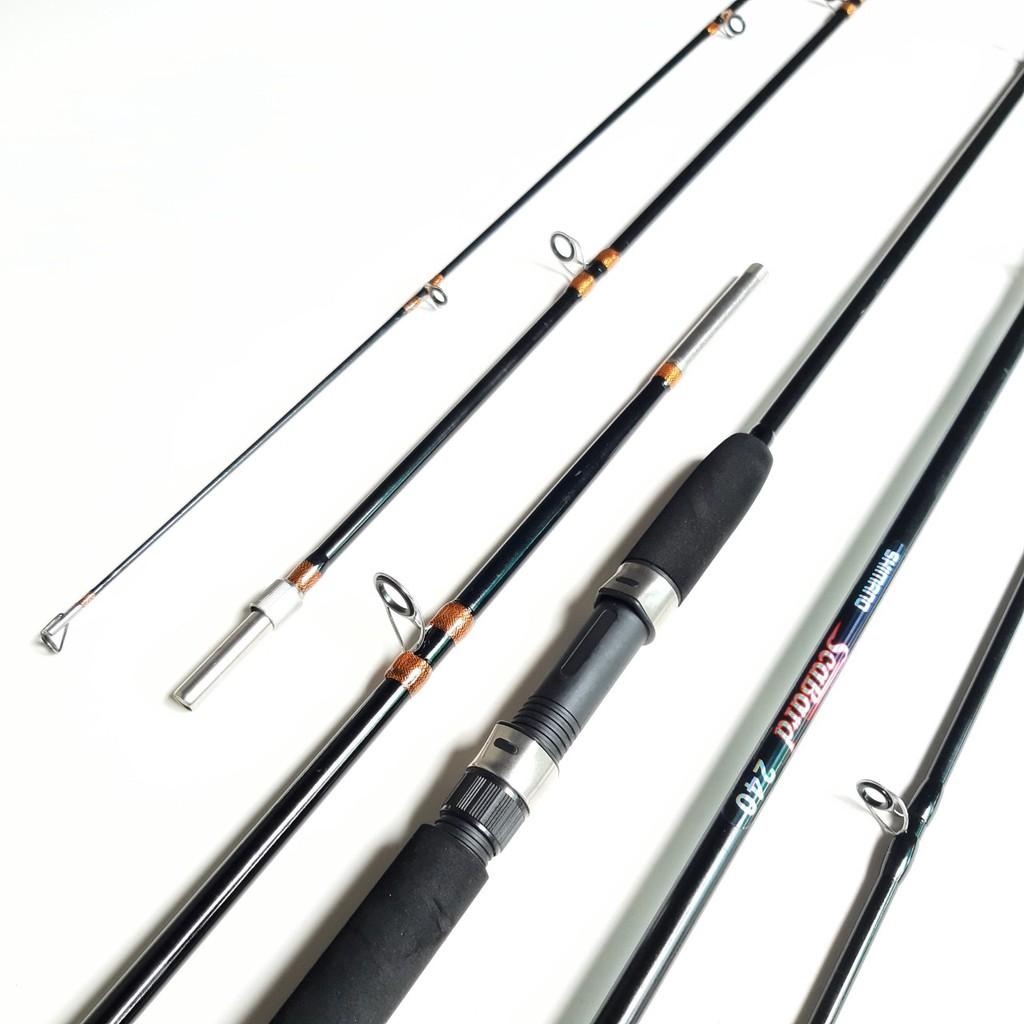 Combo bộ cần câu 2 khúc 2m7 siêu bạo lực , máy câu AC 7000 - tặng kèm cước và phụ kiện.