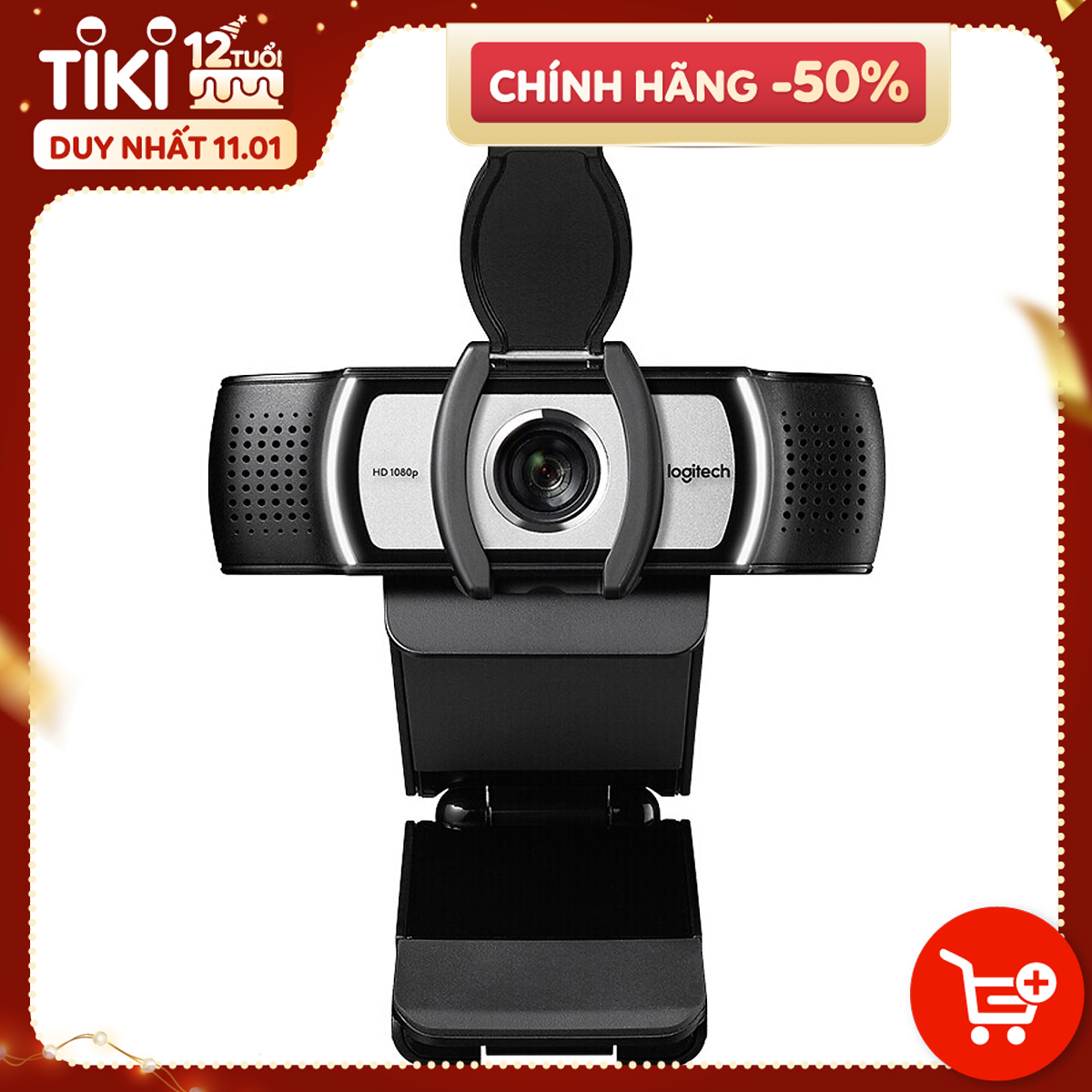 Webcam Máy Tính, Góc siêu rộng, Zoom 4x, Phân giải 1080P, Ông kinh ZEISS Logitech C930C - Hàng Chính Hãng