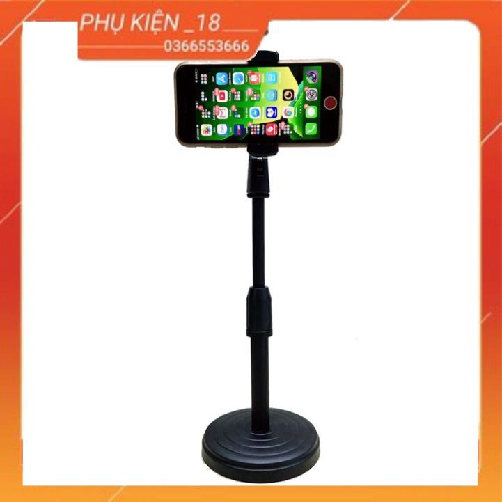 Gíá đỡ điện thoại để bàn tăng giảm chiều cao live stream livestream đỡ kẹp điện thoại