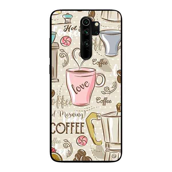 Ốp Lưng in cho Xiaomi Redmi Note 8 Pro Mẫu Họa Tiết Cà Phê - Hàng Chính Hãng
