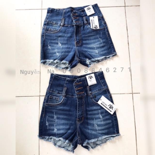 Quần short thái lưng cao- hình thật shop chụp