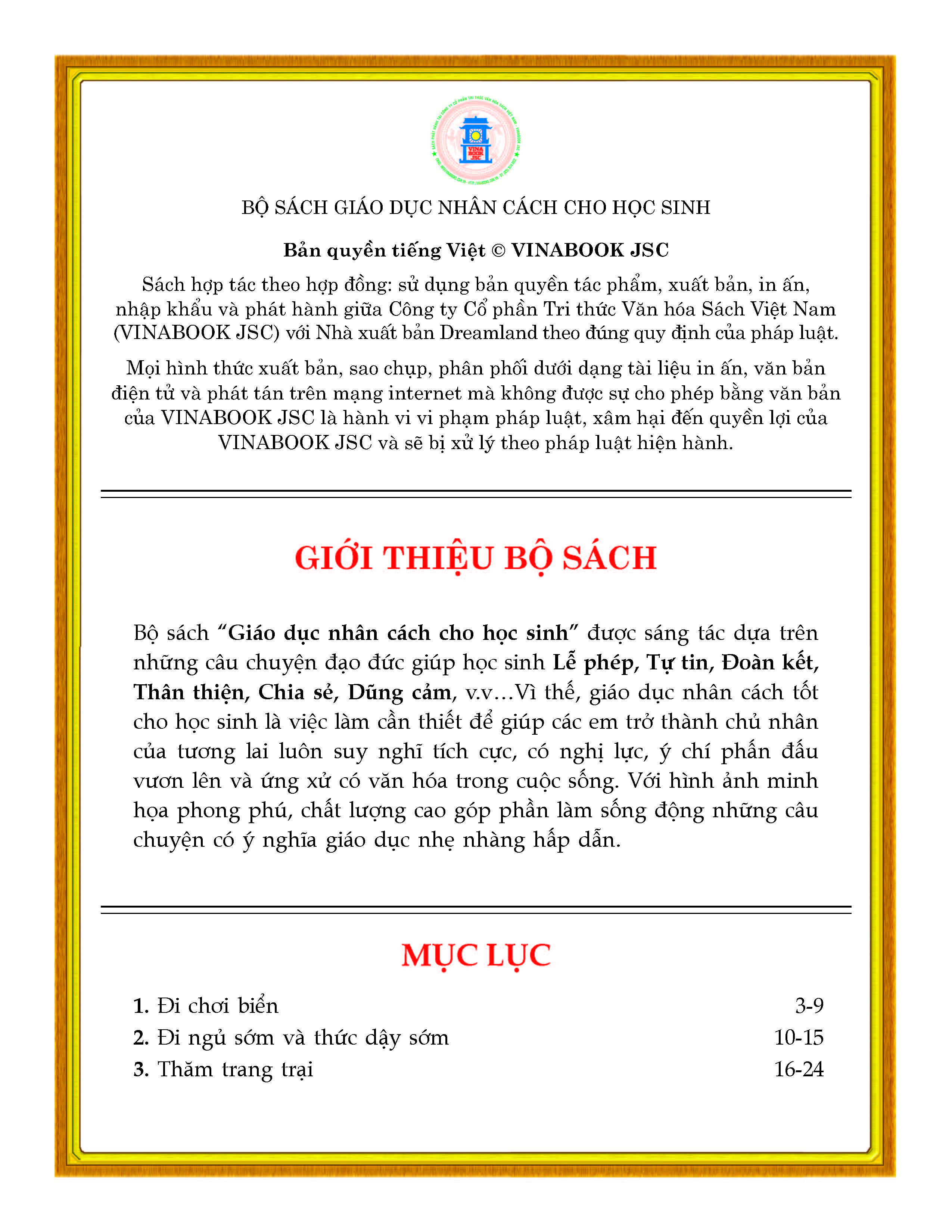 Giáo Dục Nhân Cách Cho Học Sinh - Bình Tĩnh