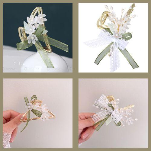 Kẹp tóc hàm cá mập 2 kích cỡ phong cách Lolita KT07