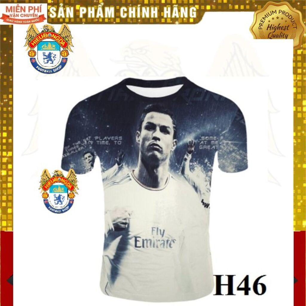 Áo bóng đá Ronaldo CR7 Real Madrid Juventus Bồ Đào Nha đẹp tuyệt vời với áo đá banh Ronaldo áo đá bóng CR7 MU Manu