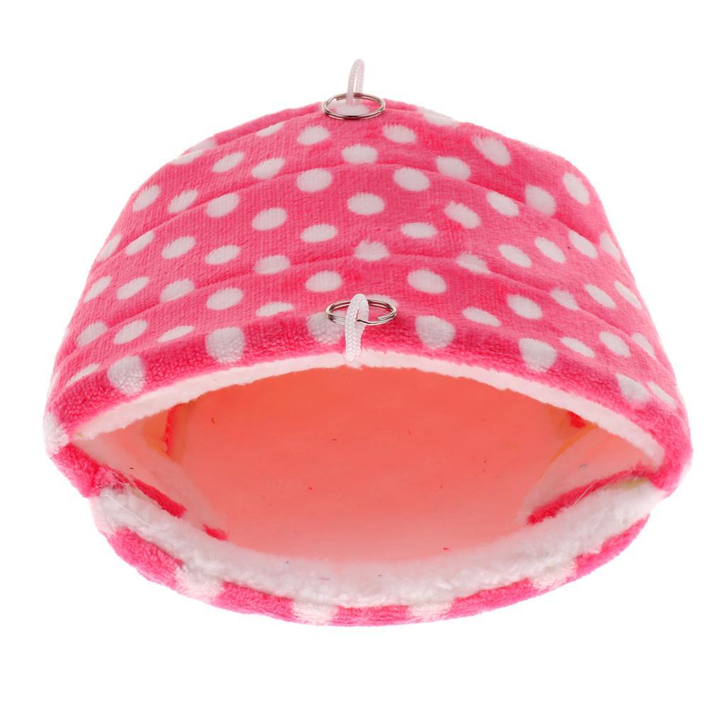 Pet Triangle Hammock Parrot Bird Small Animal House Warm Hut Nest