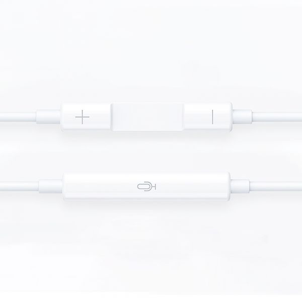 Tai nghe WiWU Earbuds HF Sound Plug And Play Dùng Cho iPhone, Màu Trắng - Hàng Chính Hãng