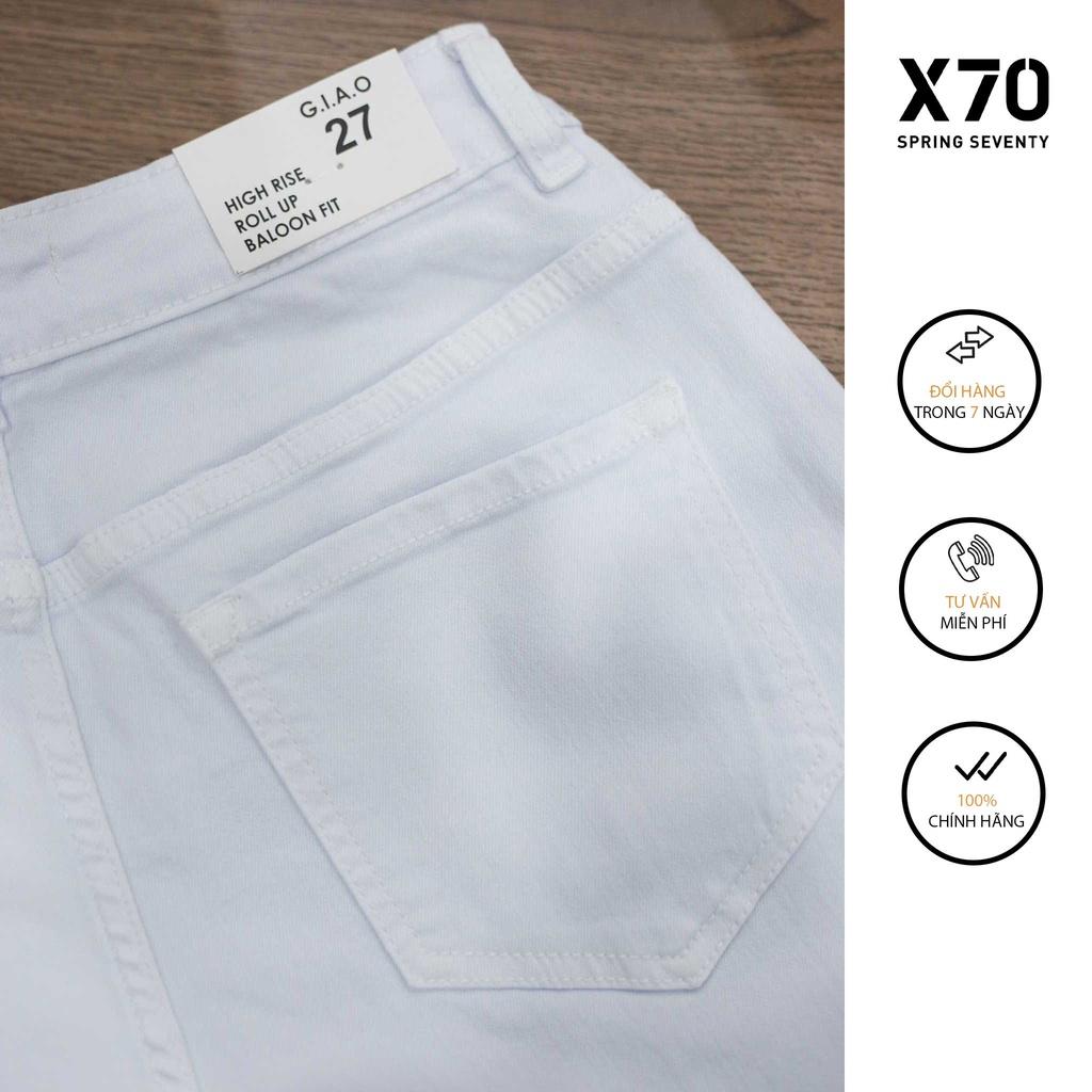Quần Short Jean Nữ Thiết Kế Thời Trang X70 - 03640002
