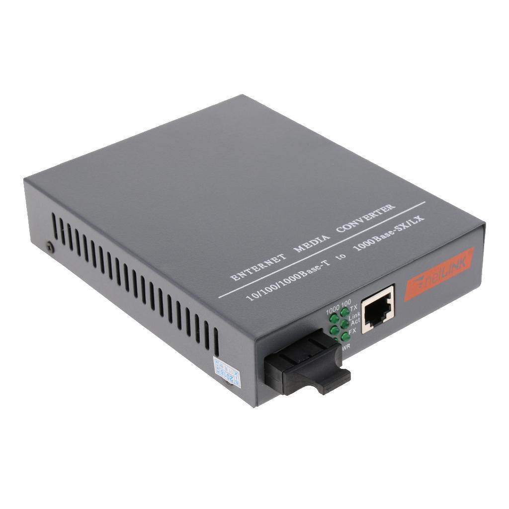 Gigabit Ethernet Media Converter Single-mode Dual SC Fiber Optic