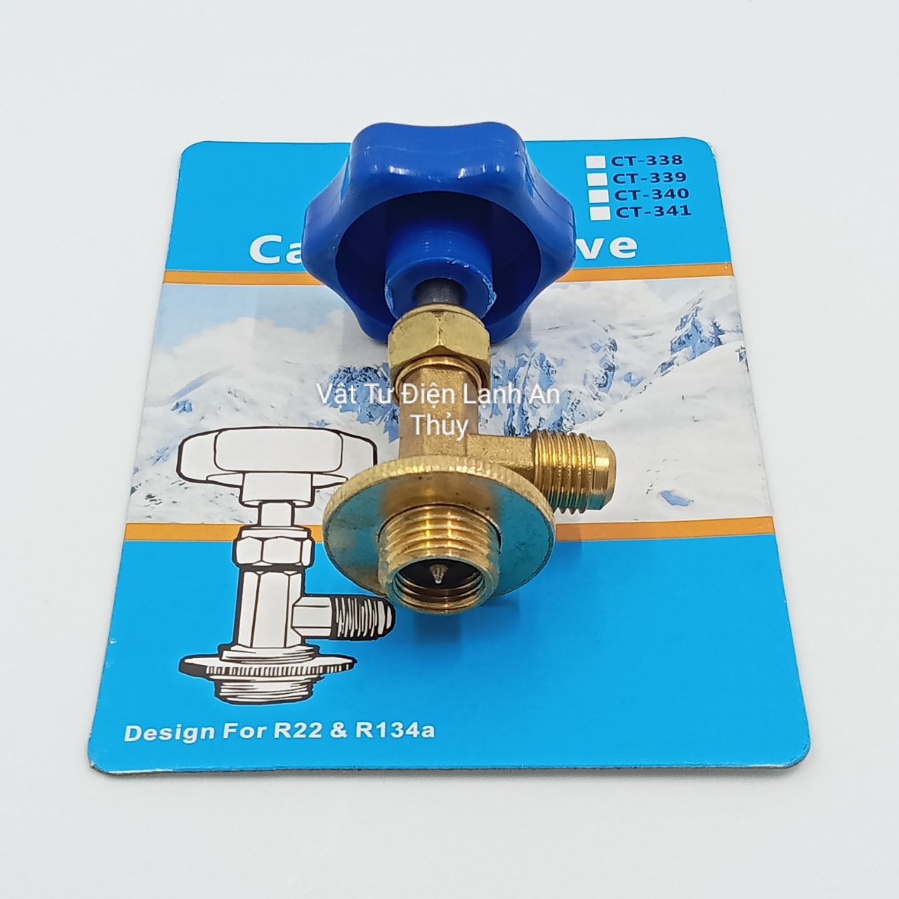 Van mở khóa gas lon R600 - Đầu mở gas lon R600 - Van gas lon R134 - Van mở nắp gas lon R600 - Dụng cụ mở gas lon