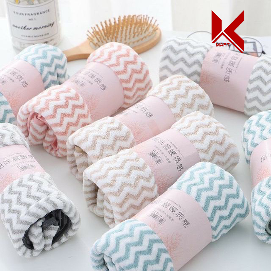 Khăn mặt lông cừu Hàn Quốc siêu mềm mịn, thấm hút tốt kích thước 30x50cm - K-Mart