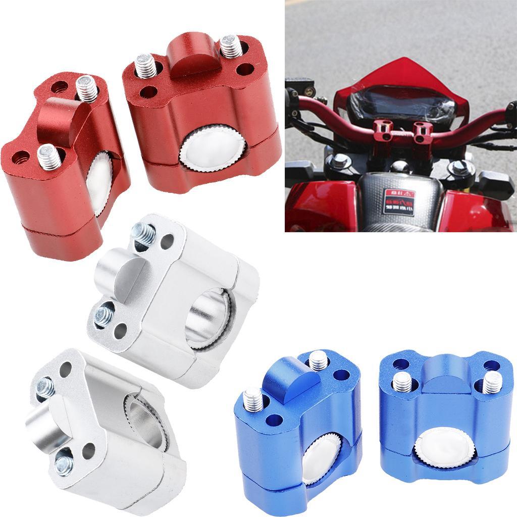 Motorcycle Handlebar Riser Mounting Clamp Adapter