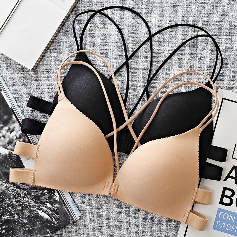 Áo Bra cài trước nâng ngực bàn tay dây chéo sexy 810