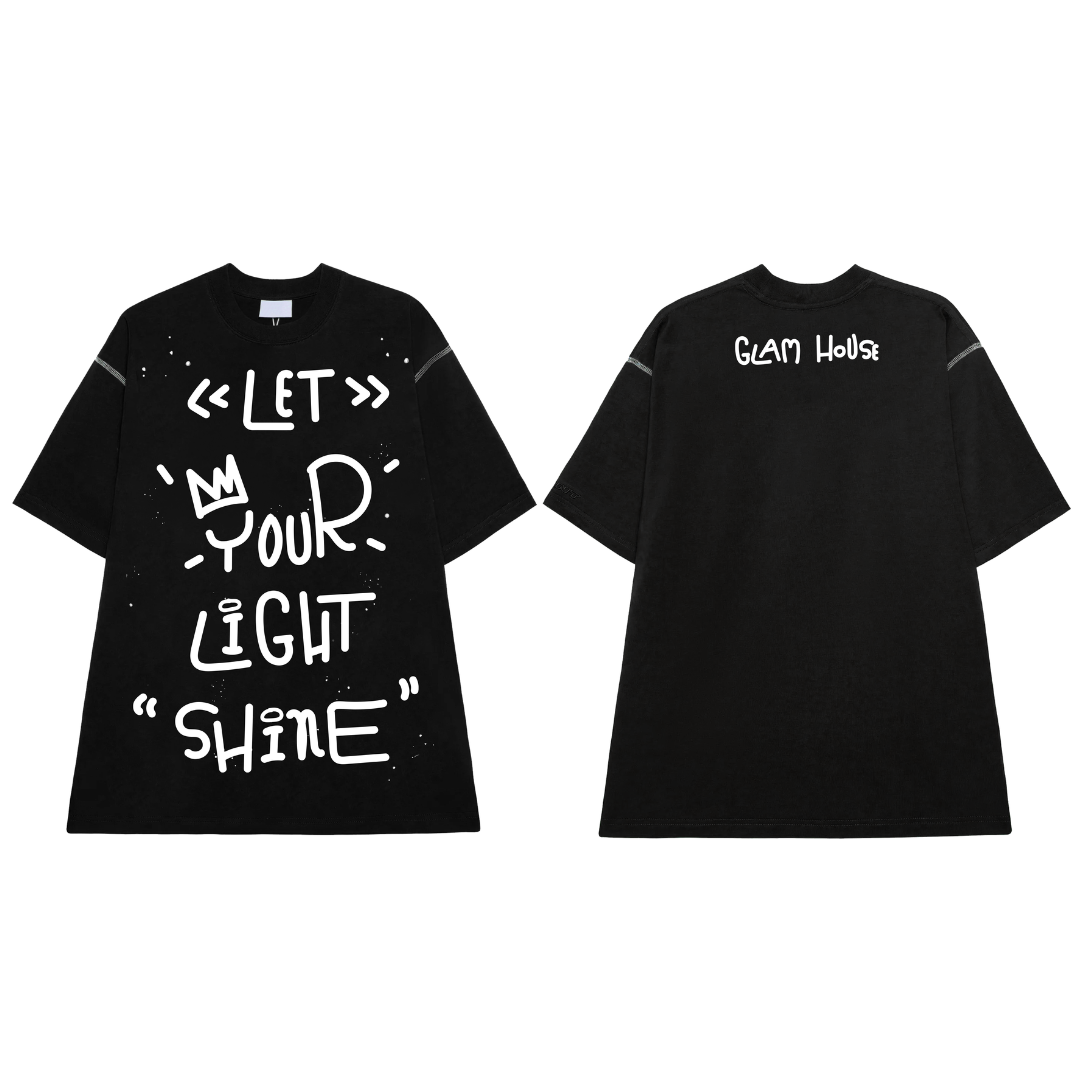 Áo Thun Local Brand Teeworld Let Your Light Shine T-shirt Trắng Đen Nam Nữ Form Rộng Unisex