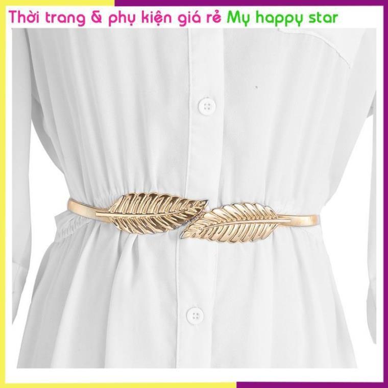 Thắt lưng nữ hình lá dễ thương thời trang Hàn Quốc TTL02