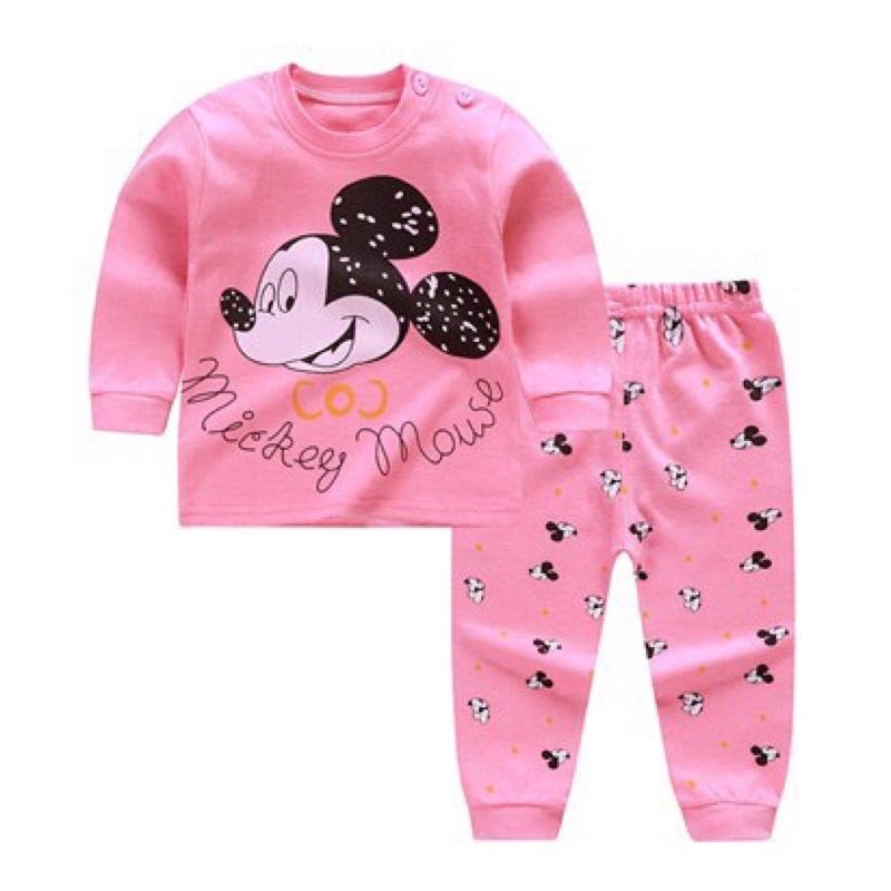 Bộ dài tay cho bé trai bé gái chất cotton Quảng Châu cao cấp họa tiết ngộ nghĩnh, đánh yêu size từ 6-18kg