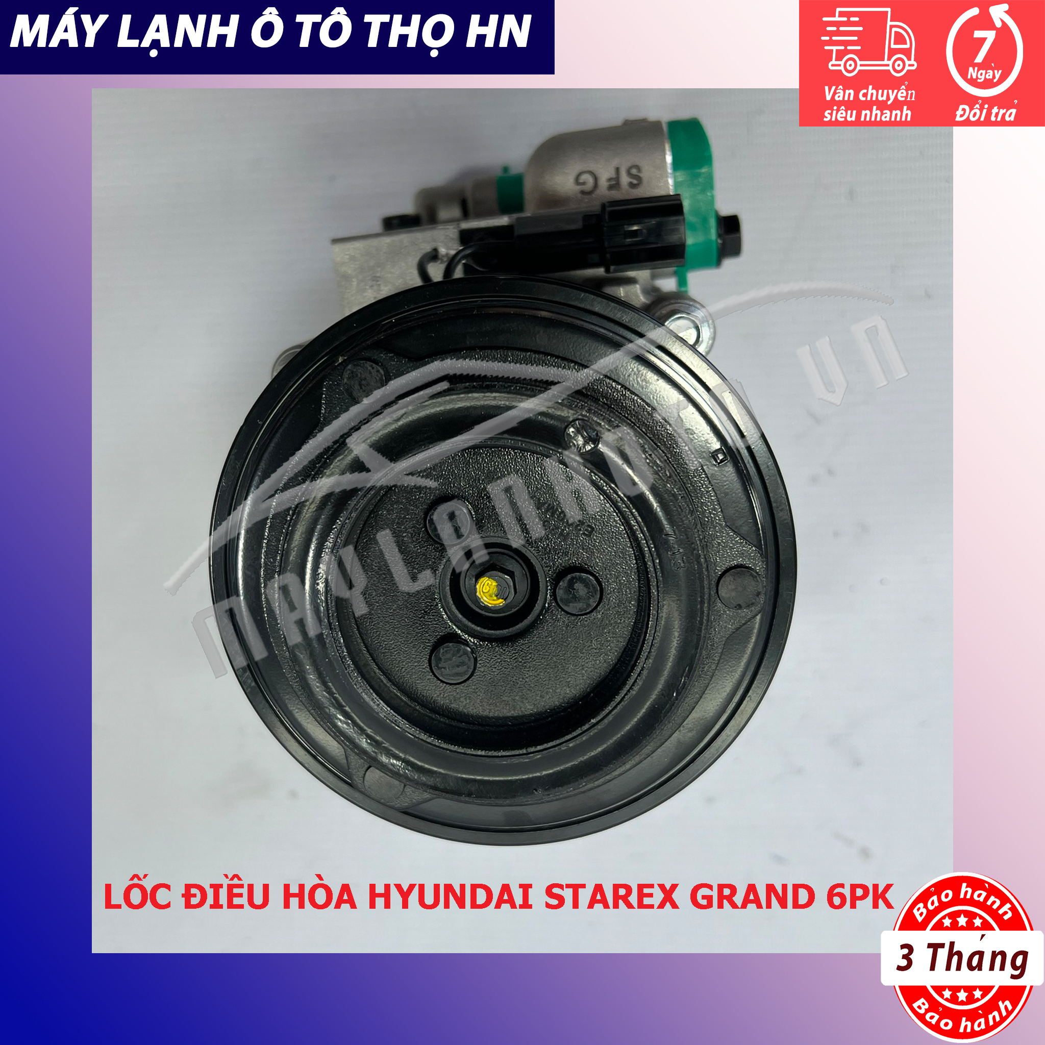 Lốc điều hòa Hyundai Starex Grand 2007 2008 2009 2010 2011 2012 2013 2014 2015 Hàn Quốc 07 08 09 10 11 12 13 14 15 97701-4H100