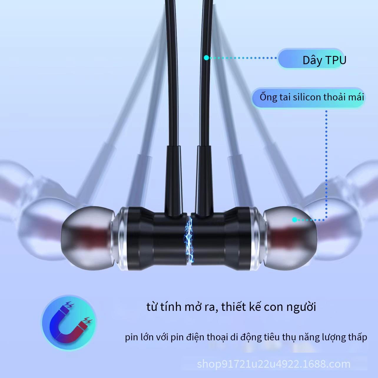Đảm Bảo Chất Lượng Thương Hiệu LY-D1 Treo Cổ Không Dây Bluetooth Tai Nghe 5.0 Dự Phòng Vua Thể Thao Tặng Tai Nghe