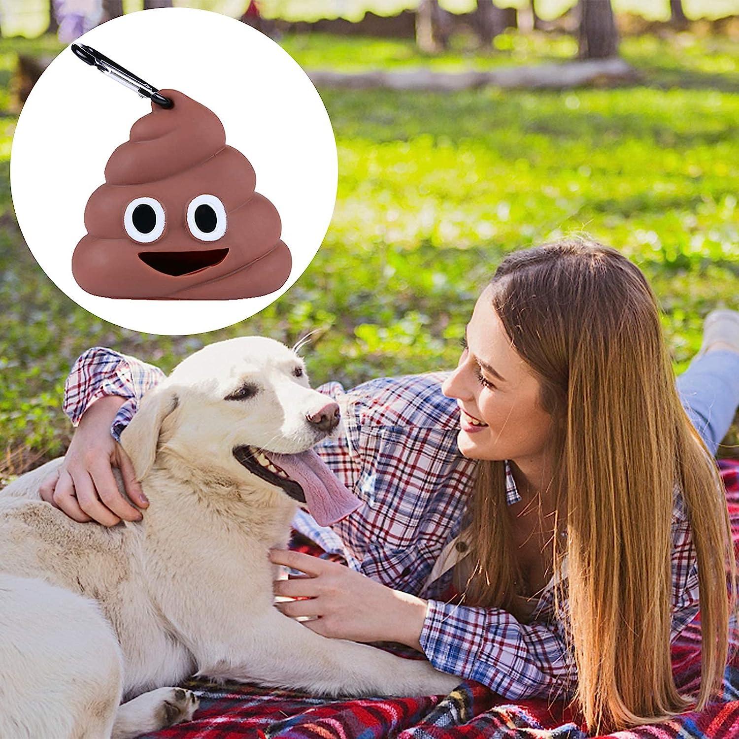 Túi phân chó lớn hơn Túi đựng phân chó Túi đựng phân chó Túi đựng phân chó Hộp đựng túi đựng chất thải có móc không thấm nước với carabiner dành cho tã giấy thải của thú cưng