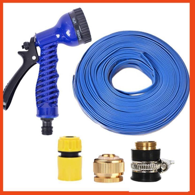 Bộ dây và vòi xịt tăng áp lực nước,rửa xe, tưới cây 7-10m 206843