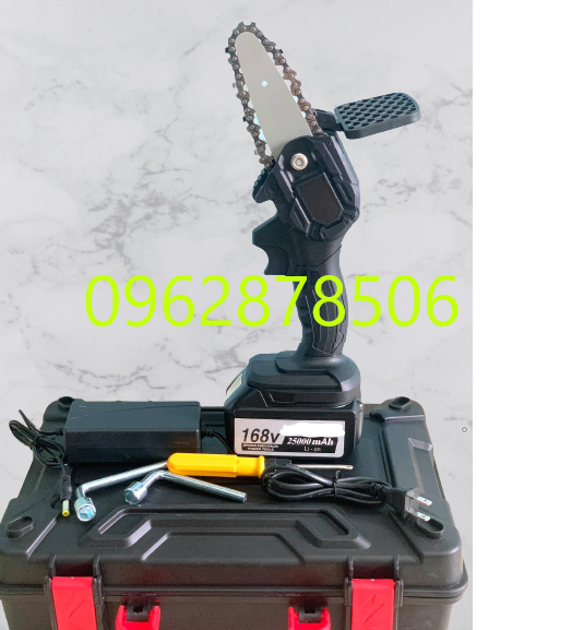Máy cưa xích chạy pin 198v bộ 1 pin