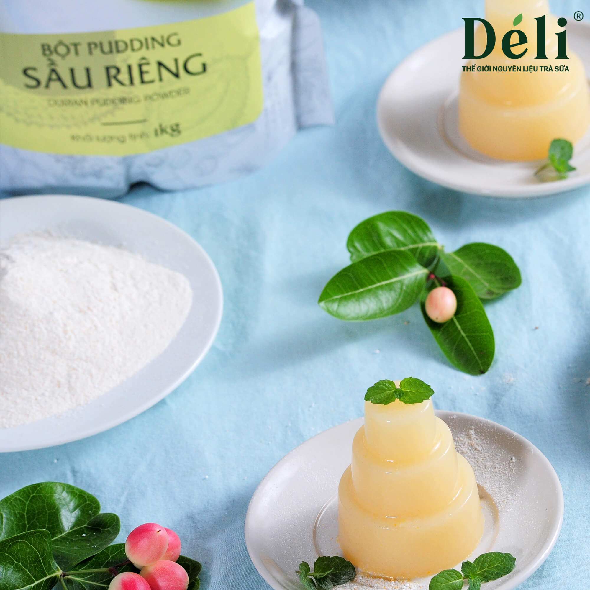 Pudding sầu riêng Déli