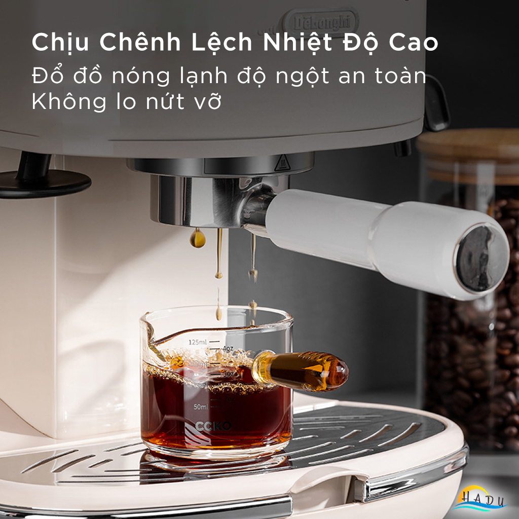 Cốc Pha Cà Phê Thủy Tinh Mini 150ml Cao Cấp Đạt Chất Lượng Đức CCKO