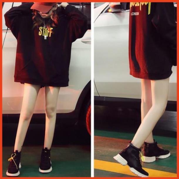 TLG Giầy da thật nữ cao cổ Martin 20410