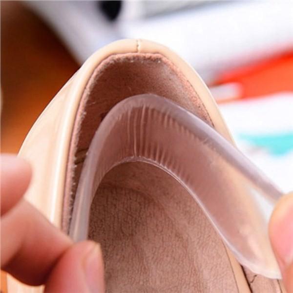 Set 2 miếng lót giày silicon chống đau gót chân
