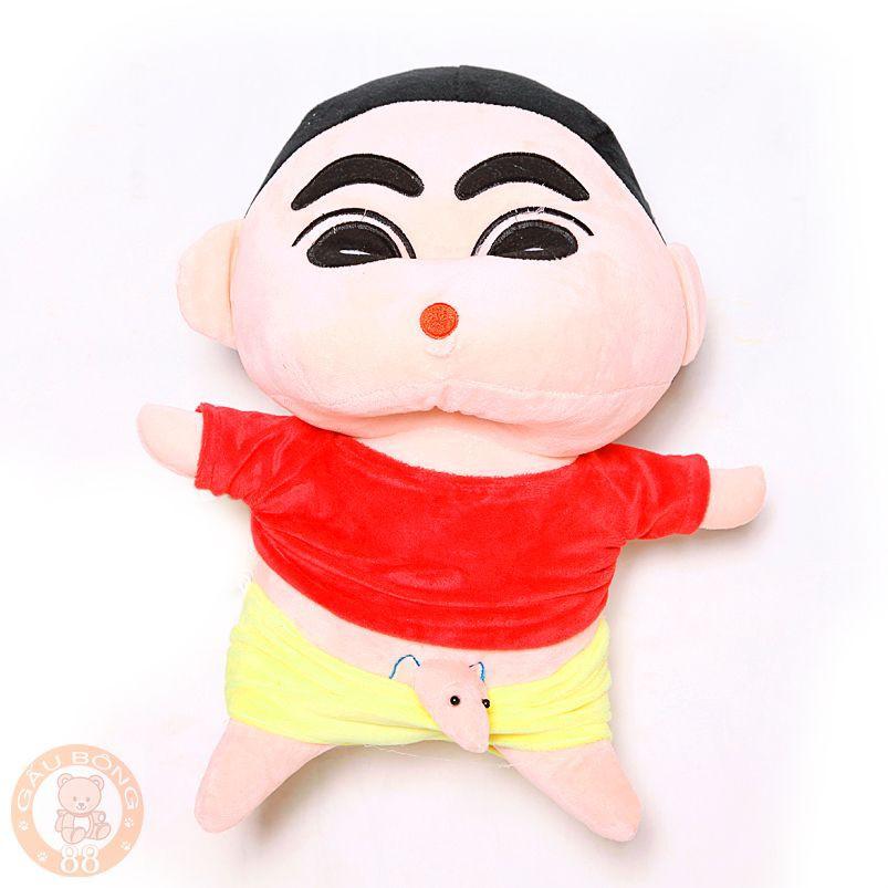 Gấu bông cu Shin hở tờ rym lầy lội – Quà tặng thú nhồi bông cậu bé bút chì siêu dễ thương – Size từ 45 cm – Gối ôm cho bé ngủ ngon