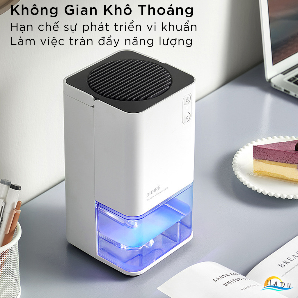 Máy Hút Ẩm Không Khí Phòng Ngủ Trong Nhà Mini Cao Cấp Công Suất Lớn Tiết Kiệm Năng Lượng Đạt Chất Lượng Đức OIDIRE