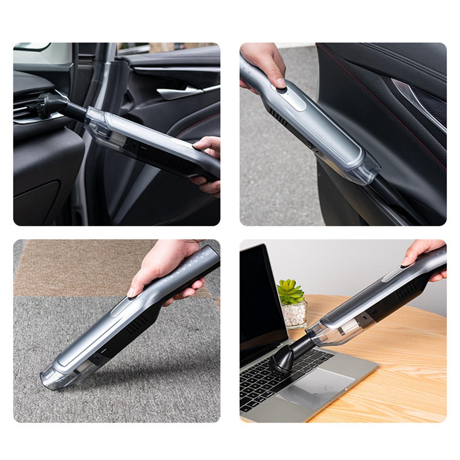Handheld Vacuum Cleaner Hand Held Cordless Vacuum Cleaner Fittings Rechargeable Multipurpose Car Vacuum Cleaner for Sofa Office Vehicle