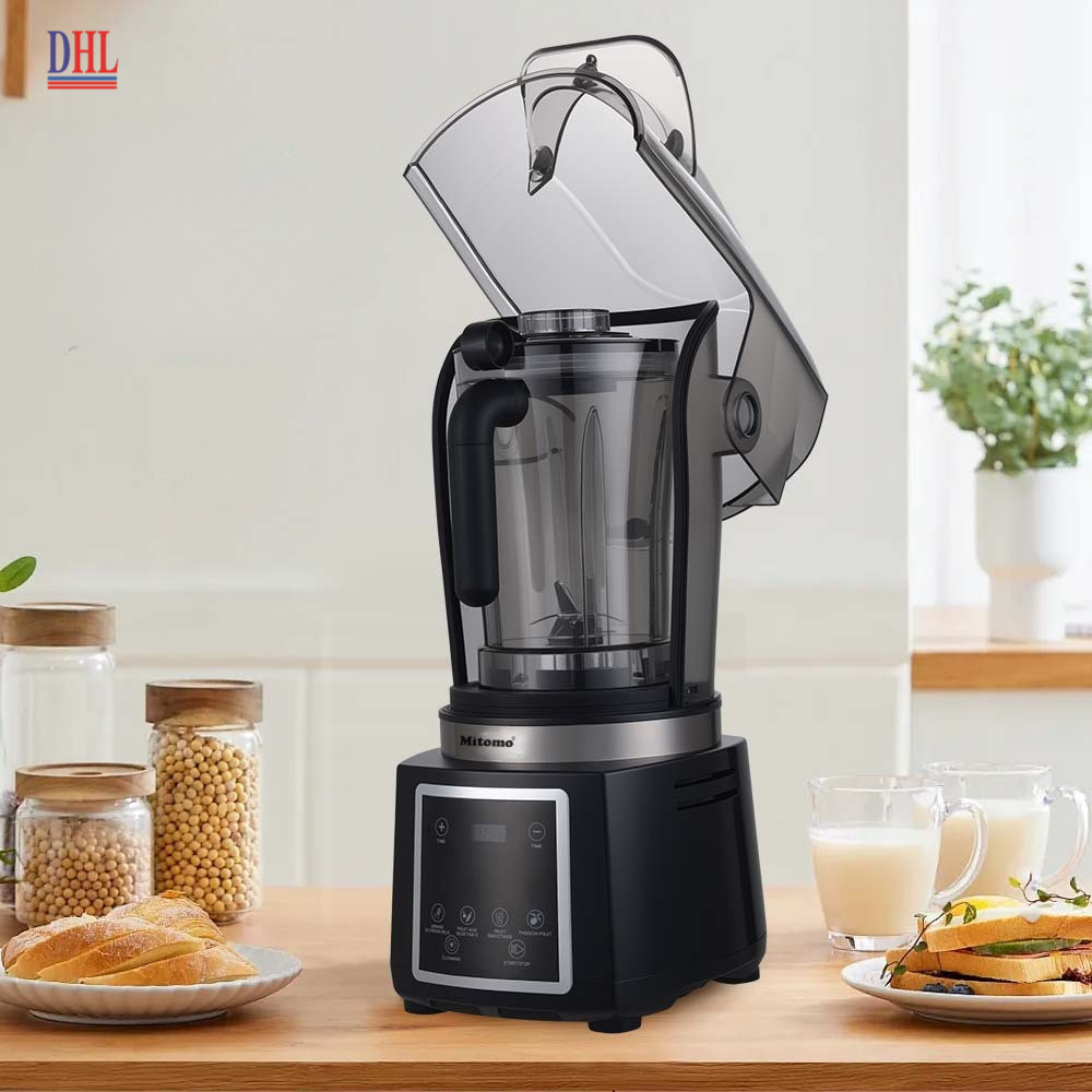 Máy xay sinh tố chuyên dụng cho quán kinh doanh, pha chế Mitomo KJ2200 chóng ồn hàng chính hãng