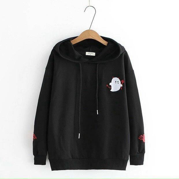 Áo Hoodie Nỉ NAM NỮ NỈ SIÊU HOT In hình Ma siêu xinh , dễ thương MC83