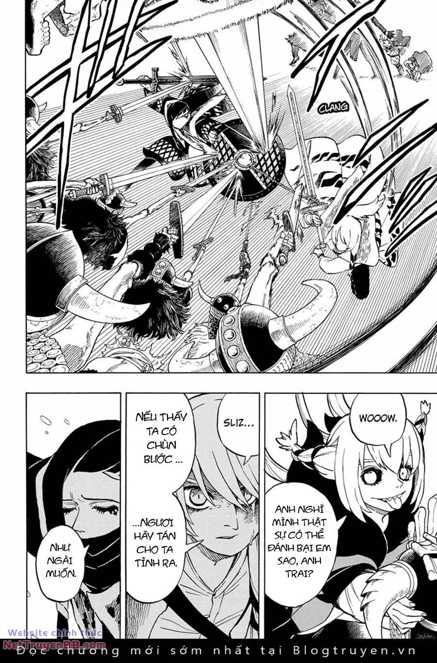 gill: "không ai có thể đánh bại ta khi ta dùng rìu!" chapter 17 12