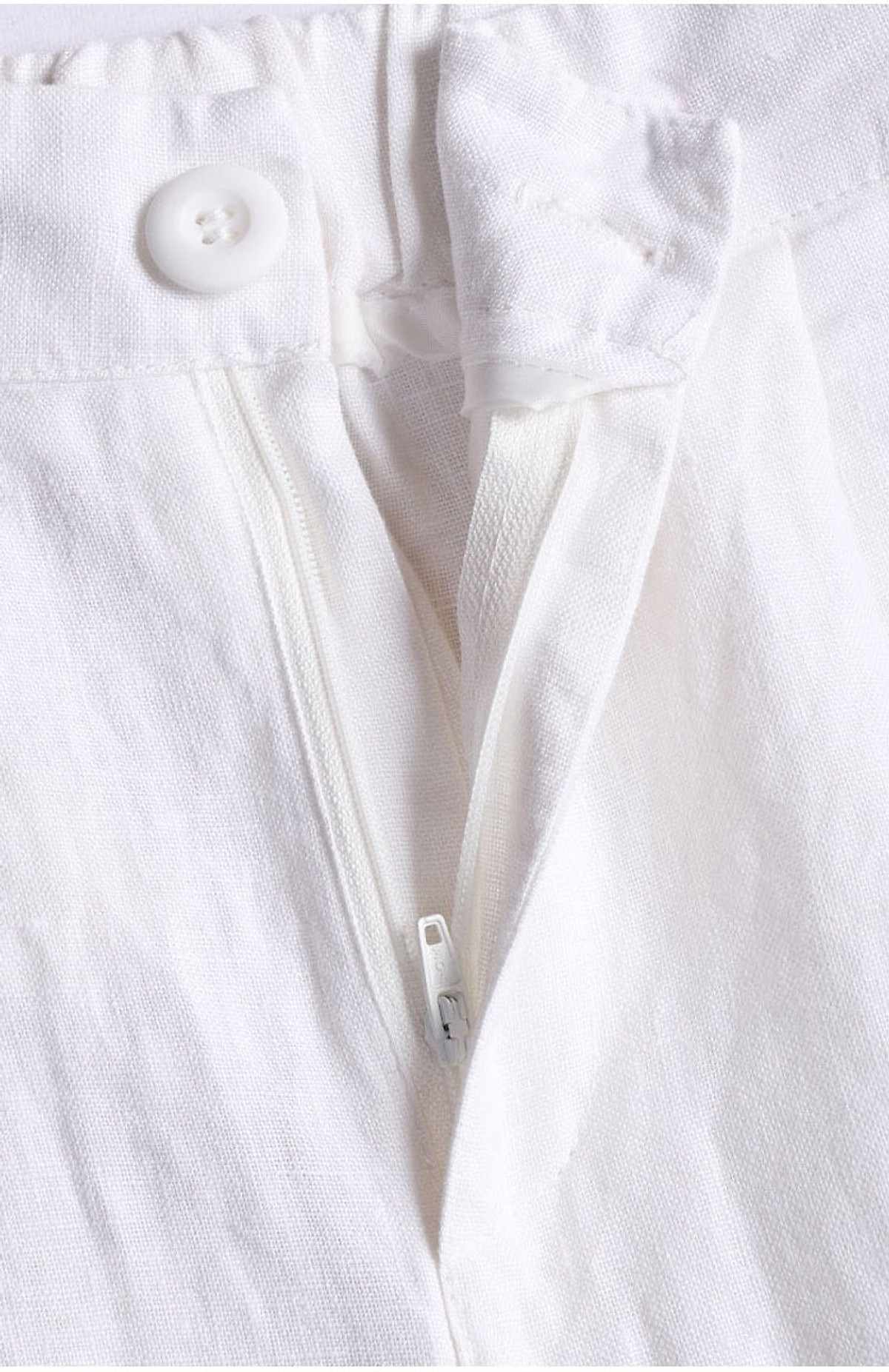 Set bộ Đầm suông Linen bột Premium 2 cổ tim kèm quần ống rộng (Đầm Xanh lá - Quần trắng)