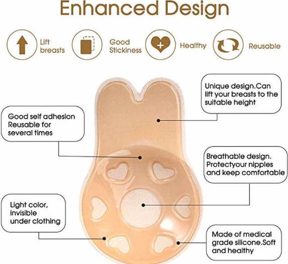 Miếng Dán Ngực Silicon Sử Dụng Được Nhiều Lần