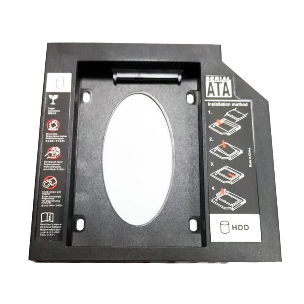 2.5'' Hard Drive Caddy SATA 2nd HDD HD SSD Enclosures Hard Drive Caddy Case for 12.7mm Laptop CD-ROM Optical Bay Drive Slot