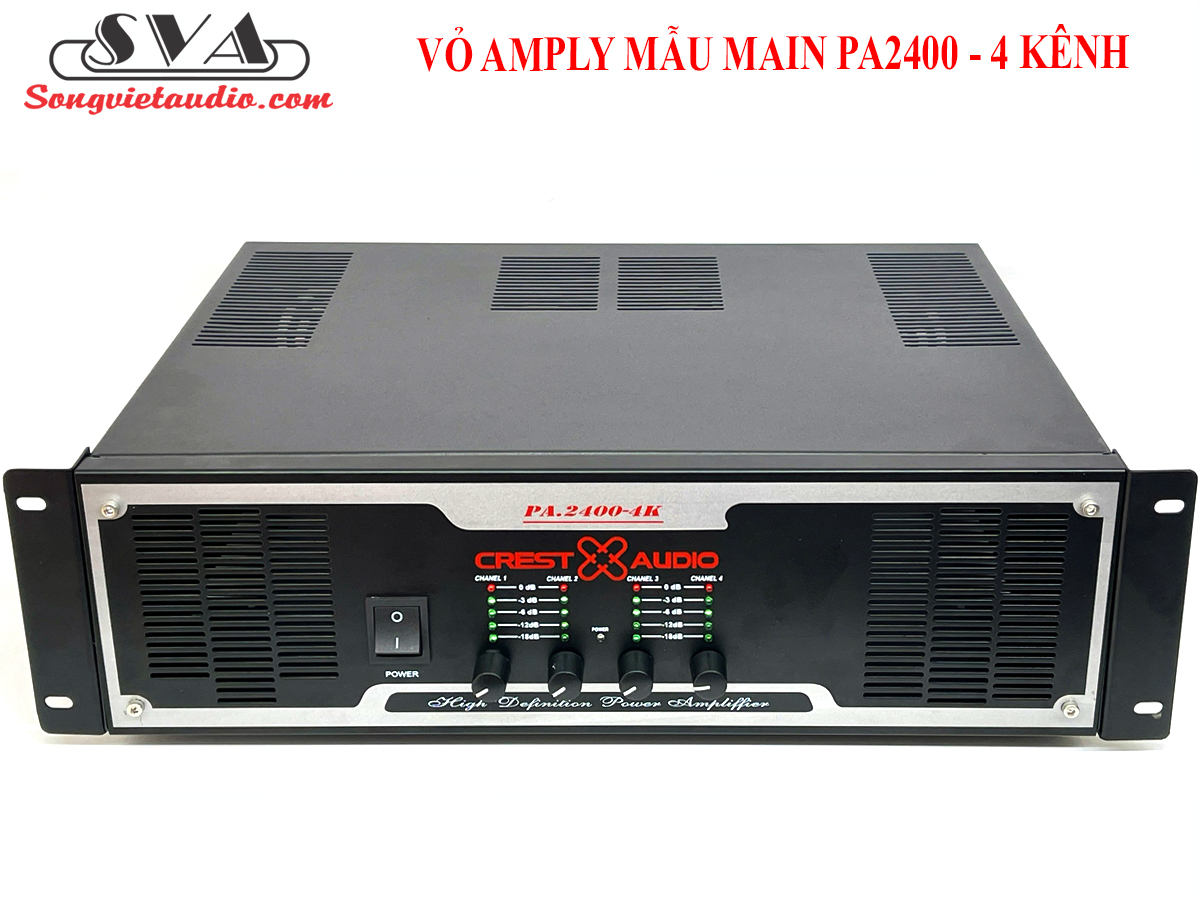 VỎ AMPLI MẪU MAIN 4 KÊNH PA2400