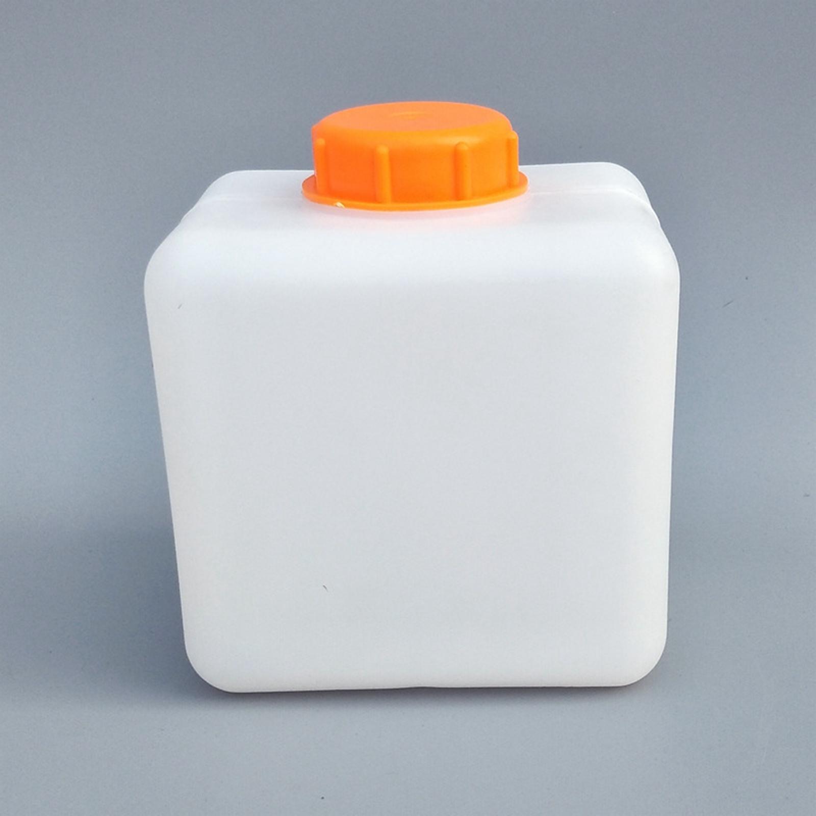 Diesel Fuel Tank Plastic Fuel Tank 2.5L with Oil Nozzle Adapter Metal Panel Screws Oil Gasoline Tank