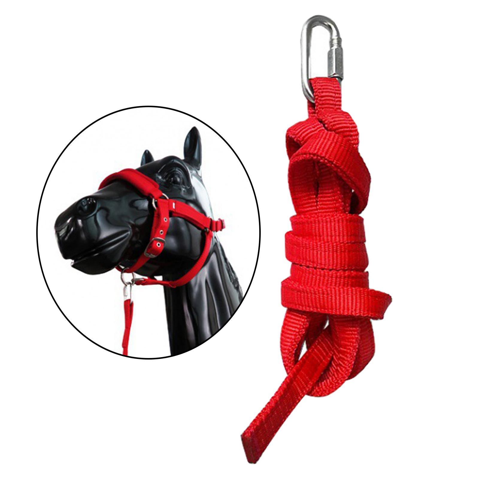 Practical Horse Leading Rope Without Horse Halter for Livestock Double Layers Accessories Equestrian Rein Halters Bolt Snap