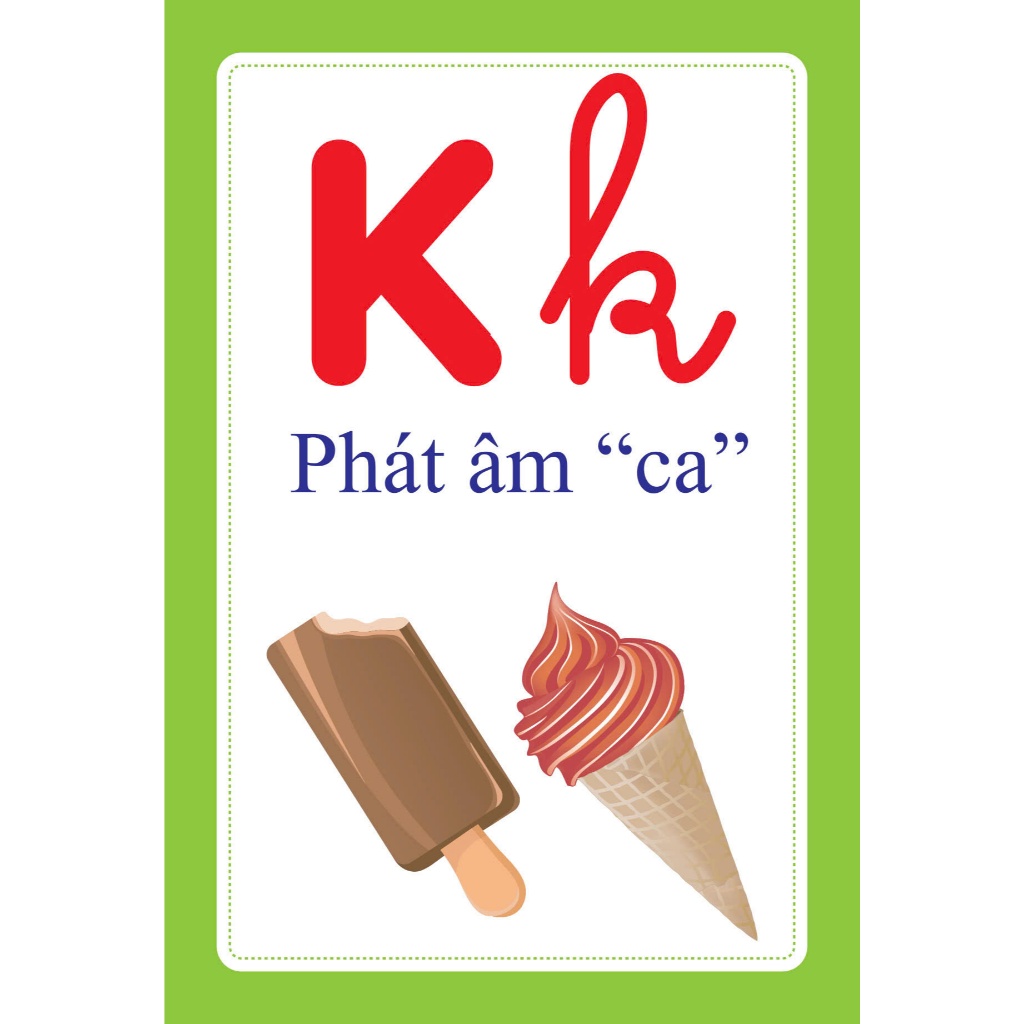 Bộ Thẻ Học Thông Minh Cho Bé - Flashcard - Bộ thẻ Bảng chữ cái Tiếng Việt (Cùng bé học chữ cái) - Khổ 10x15cm - Trí Việt