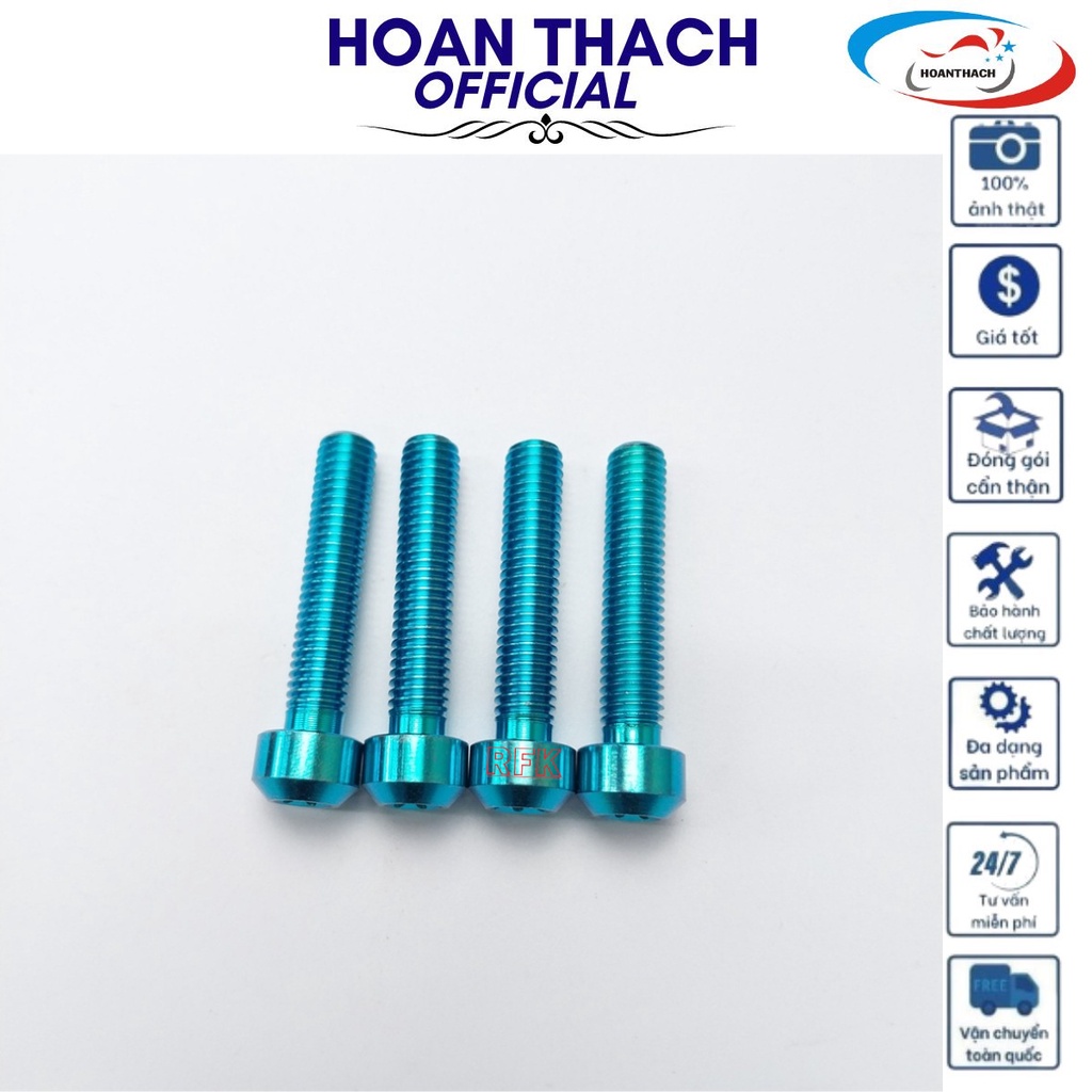 Ốc Gr5 8L40 Trụ Xanh Lục Bảo dùng cho nhiều dòng xe SP016444 (giá bán 1 con)