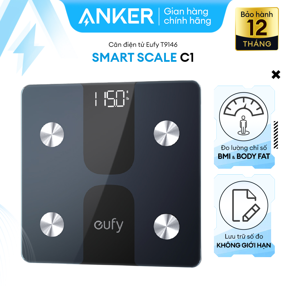 Cân điện tử thông minh Eufy Smart Scale C1 – T9146 - Hàng chính hãng